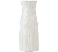 1PC Plastic Vase 3.5x9 Inch White Plastic Vases for Flowers Small Vase Shock-Resistant Easy Wash Flower Pot Modern Minimalist Flower Vase for Centerpieces, Decorations