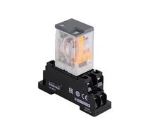 1pc plug-in intermediate relay small 2 pairs of contacts 5A 8 feet two open two closed 24V RXM2LB2BD