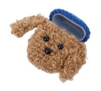1Pc Plush Bear Case for Wireless Earphones Cute Protective Cover Compatible with Airpods Soft and Warm Earpiece Case for Winter Adorable Design with Fine Craftsmanship for Friends