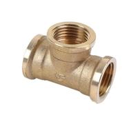 1Pc Pneumatic Brass Pipe Fitting Male-Female Thread Conversion Connect 1/8" 1/4" 3/8" BSP Tee Type Copper Adapter,3l8 M,F,M