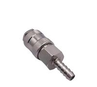 1pc Pneumatic Fitting European Standard EU Euro Type Air Line Quick Coupling Connector Coupler Adapter for Air Compressor Hose Barb(SH 8MM)
