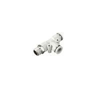 1PC Pneumatic Fitting Pipe Connectors High Quality White Hose Fittings 1/4 1/2 6mm 8mm BSP Thread Quick Coupling Air Tube Connector(8-03 (8mm-3l8),PD)