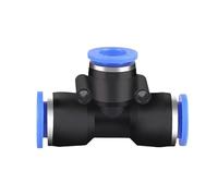 1PC Pneumatic Fittings Pipe Connector Air Quick Release Coupling 4mm 6mm 8mm 10mm 12mm PU PE PV PY HVFF BUC Hose Fitting Connectors(PE,10MM)