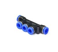 1Pc Pneumatic Quick Connect Fitting Push-in Hose Connector for Vacuum 4-16mm(6mm Pk)