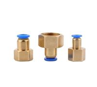 1pc Pneumatic Quick Connector Air Fitting For 4 6 8 10 12mm Hose Tube Pipe 1/8" 3/8" 1/2" 1/4" BSPT Female Thread Brass(6-03)