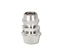 1PC Pneumatic Quick Screwing Brass Hose Fitting T-Type L-Type Cross-Type Tube OD 4mm 6mm 8mm 10mm 12mm 14mm 16mm Pneumatic Fittings(Through,12mm)