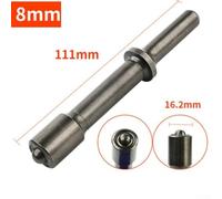 1PC Pneumatic Rivet Hammer Tool for -Hollow and Solid Rivets, 8PCS Heavy Duty Air Hammer Chisels Set with Heat-Treated High Carbon Steel He(8mm -Hollow Head)