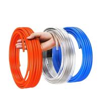 1pc Pneumatic Tube 1M/2M Meter 4 * 2.5 6 * 4 8 * 5 Flexible Air Hose For Compressor Black Blue Red Transparent PU Tube(Blue 1m,14X10mm)