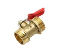 1pc Pneumatic Valve 1/8" 1/4'' 3/8'' 1/2'' BSP Male Thread Mini Ball Brass Connector Joint Copper Coupler Adapter(3/8")