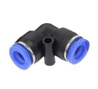 1Pc Pneumatic Y-Fitting PU Tube Push in Connector 4mm-16mm Air Hose Triple Quick Coupling(PV,8mm)