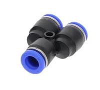 1Pc Pneumatic Y-Fitting PU Tube Push in Connector 4mm-16mm Air Hose Triple Quick Coupling(PY,6mm)