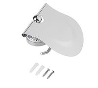 1PC Polished Bathroom Toilet Roll Paper Holder Rack Wall Mounted Tissue Cover proof Stainless Steel Toilet Paper Holder with Lid for Bathroom Countertop Cabinet Gold or Silver (Chrome)