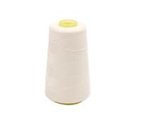 1pc Polyester Cones Spool Thread Sewing Prewound Bobbins For Serger Machine DIY(Beige)