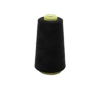 1pc Polyester Cones Spool Thread Sewing Prewound Bobbins For Serger Machine DIY(Black)