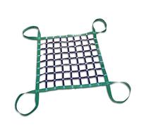 1pc Polyester Lifting Cargo Net - 0.3-3.5 Ton Capacity for Safe and Efficient Cargo Handling(1 X 100cm/Mesh 10cm/Load 300KG)