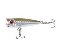 1PC Popper 50mm 4.5g Fishing Lures Crankbait Crank Lure Tackle Treble Hooks Fishing Hooks Freshwater Trout