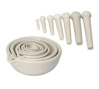 1pc Porcelain Mortar And Pestle Set For Crush And Grind Species Herbs Or Other Soft Substance Nice Tools To Lab or Pharmacy for Grinding Spices and Herbs(100mm)
