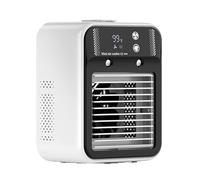 1PC Portable Air Cooler, Noiseless Evaporative Humidifier,Air Con Unit,Quiet Cooling With LED Display,Cooling With 2 Speeds,Desk Cooler For Home Travel Office