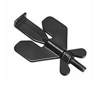 1pc Portable Hotel Door Lock Live Alone Self-Defense Door Stop Travel Anti-Theft Door Stopper Childproof Door Lock Safety Home(Black)