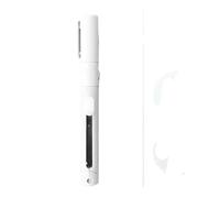 1pc Portable Scissors Paper Cutter Knife 2 in 1 Multifunctional Pocket Pen Shape Scrapbooking Carving Cutting Art Tools(Grey)