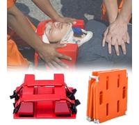 1pc Portable Spine Board Stretcher for Water Patient Transport with Foam Head Immobilizer - Ideal for Swimming Pools(Board+Head Immobilizer)