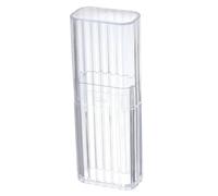 1pc Portable Transparent Storage Box, Practical Toothpick Cotton Swab Case for Travel or Business Trip Nice