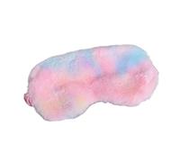 1pc Portable Travel Relax Sleep Eye Mask Cute Cover Fluffy Aid Blindfold Soft Plush Eyepatch(Color 1)
