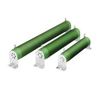 1PC Power Coated corrugated Wire-wound Resistor 5% Fixed Type Tubular Shaped Pipple Winding Resistor 50W 100W 200W 300W -1000W(5R,800W)