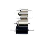 1PC Precious 816 1020 1215 1524 1725 Dual Shaft Coreless electronic starter DC 6V 9V 12V High Speed for RC Rail Train BIANMTSW(12mmx15mm)