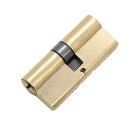 1pc Premium Anti-Theft Door Cylinder Lock Core - Pure Copper with 2 Engineering Keys & 6 Brass Master Keys(80=32.5+47.5)