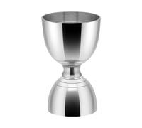 1Pc Premium Bell Jigger for Bartending, Cocktail Jigger 2 OZ 1 OZ with Measurements Inside, Premium 304 Stainless Steel Shot Measure Double Jigger Bar (Silver, 1 Pack)