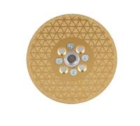 1pc Premium Diamond Cutting Disc for Angle Grinder - Double-Sided Blade for Marble, Concrete, and Ceramic Tile Cutting(Yellow,58-11x125MM)