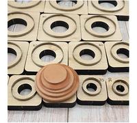 1pc Premium Japan Steel Circle Cutting Mold - Durable PU Cutter Die for Crafting and Mass Production(35*Wood Dies)