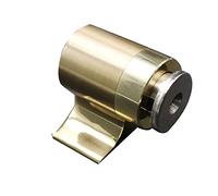 1pc Premium Magnetic Door Stopper - Floor Mounted Copper Metal Door Holder - Durable Soft-Catch Door Stop