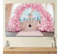 1pc Princess Castle Photography Flag - Suitable for birthdays holidays parties multiple sizes to choose fromL