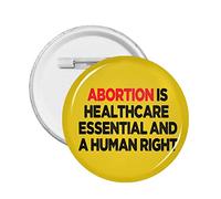 1pc Pro Abortion Right Pro Choice Button Pins Support 1973 Roe V. Wade Round Badge Keep Abortion Safe Legal Circle Chest Pins My Body My Uterus My Choice Brooch Decor For Clothing Bag Hat