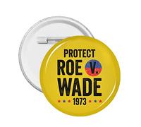 1pc Pro Abortion Right Pro Choice Button Pins Support 1973 Roe V. Wade Round Badge Keep Abortion Safe Legal Circle Chest Pins My Body My Uterus My Choice Brooch Decor For Clothing Bag Hat