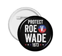 1pc Pro Abortion Right Pro Choice Button Pins Support 1973 Roe V. Wade Round Badge Keep Abortion Safe Legal Circle Chest Pins My Body My Uterus My Choice Brooch Decor For Clothing Bag Hat