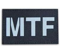 1Pc Procedures MTF Foundation Mobile Task Forces Military Hook Loop Tactics Morale IR Reflective Patch,Trim and Embellishments