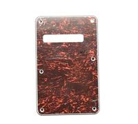 1PC Professional 3 Plys Back Plate Tremolo Cavity Cover For ST Electric Guitar Pickguard Accessories(Red)