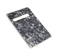 1PC Professional 3 Plys Back Plate Tremolo Cavity Cover For ST Electric Guitar Pickguard Accessories(Black Pearl)