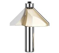 1pc Professional 45 Degree Bevel Cutter Router Bit - Tungsten Steel Wood Milling Tool for CNC, Trimming & Engraving(1/2 * 1/2)