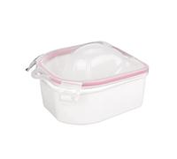 1pc Professional Acetone Resistant Soak Off Bowl Nail Soaking Bowl Acetone Gel Nail Polish Remover Manicure Bowl Warm Nail Spa Bowl Double Layer Hand Manicure Tool for Salon or Home Use.