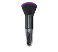 1pc Professional Candy-Colors Diamond Fluffy Blush Foundation Brush Makeup Brush Flat Cream Makeup Brushes Beauty Tool(black-Soul Eater1)