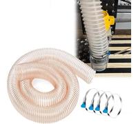 1pc Professional PU Dust Collection Hose 20-600mm with Copper Wire - Flexible and Durable Vacuum Tube for Shop Vacuums(Dia-25(mm) Long400cm)