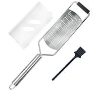 1PC Professional Zester Grater, Fine Kitchen Zester for Citrus Garlic Cheese Nutmeg and Lemon, Premium Stainless Steel for Efficient Grating, Great Garlic Grater for Cooking Baking and Food Prep