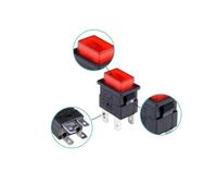 1PC PS23-16 Self-locking Pushbutton Switches 4Pins 250V 16A Socket Power Strip Push Button Switch for Vacuum Cleaner RRBXXUYN