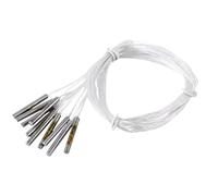 1PC PT100 Temperature Sensor Thermocouple Thermal Resistance Precision Probe 4 * 30mm With PTFE Insulating Layer 2/3-wires(CN2cores PT100 0.5M)