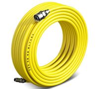1pc PU Pneumatic Tubing for Woodworking - OD 8mm x ID 5mm with 1/4-Inch Swivel Quick Coupler & Plug(6M)