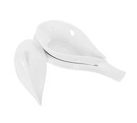 1pc Puffer Fish Japanese Decor Candle Containers Mini Saucepan Ceramic Snack Plates Cheese Plates White Dishes Home Bowl Kitchen Food Serving Bowl Household Seafood Bowl Ceramics Tray,Bianco-One Size